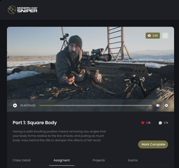 Fundamentals of marksmanship training